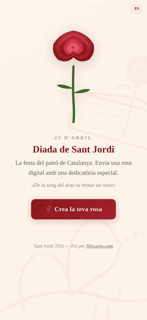 Vista responsive de Rosesstjordi.cat al mòbil