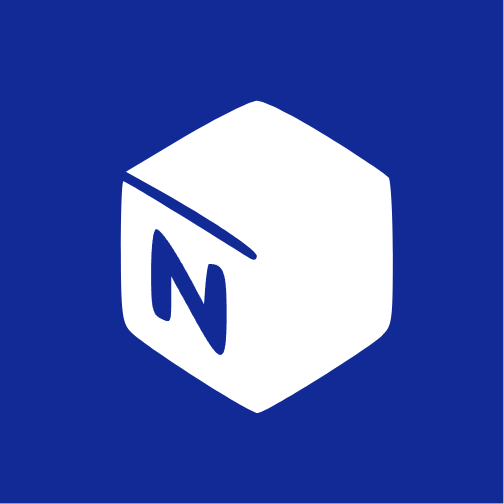 Isotipo de Neibr, un hexágono partido por una línea diagonal